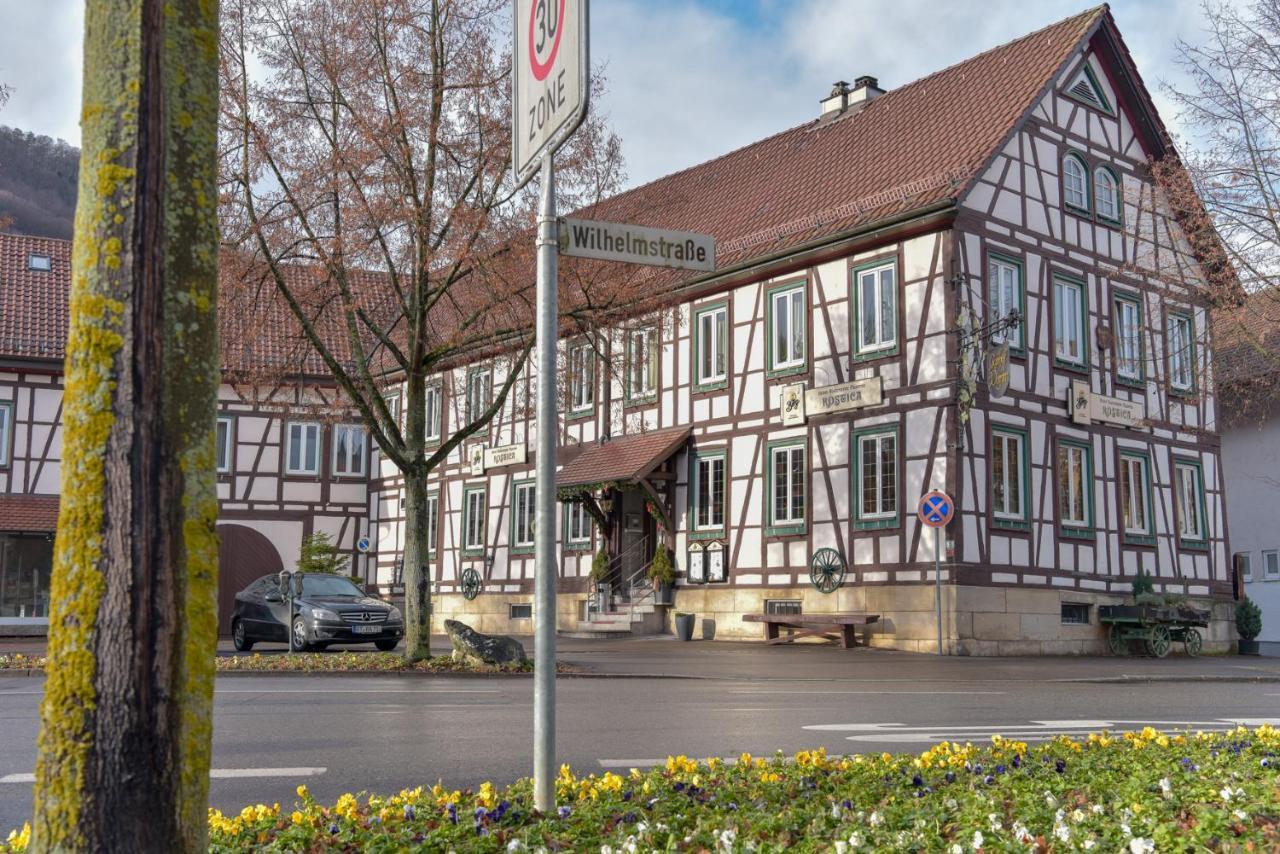 Hotel Ristorante Rostica Bad Urach Bagian luar foto