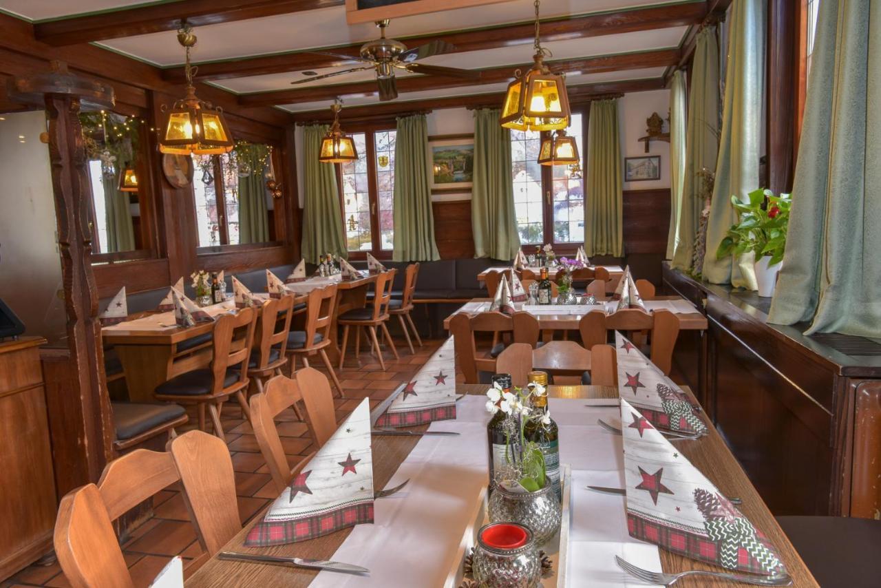 Hotel Ristorante Rostica Bad Urach Bagian luar foto